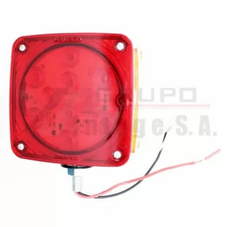 Lámpara direccional derecha cuadrada 1 tornillo 25