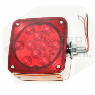 Lámpara direccional izquierda cuadrada 1 tornillo