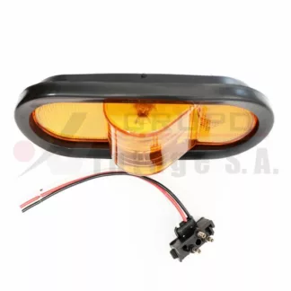 Lámpara con base de hule color ámbar para Freightliner