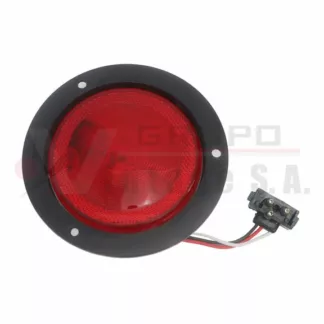 Lámpara roja de 4" base ABS