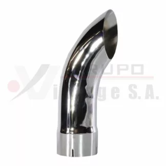Punta de escape con boquilla cromada 5 x 18"