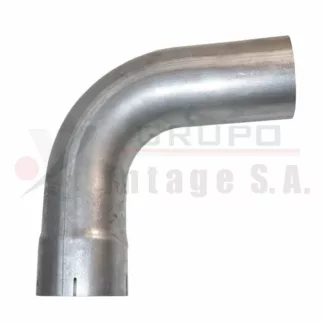 Codo 90° con boquilla aluminizado  5 x 15