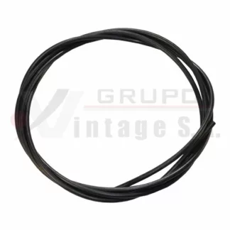 Pie de manguera plástica 1/4" color negro