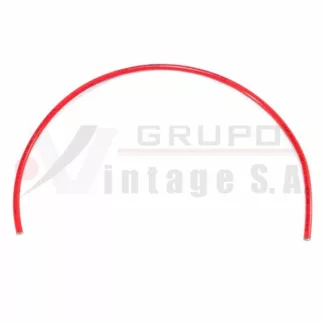 Pie de manguera plástica 3/8" color rojo