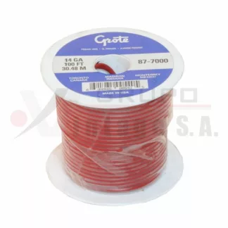 Rollo de cable 14 rojo 100FT