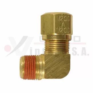 Codo de manguera de 1/2" x 3/8"