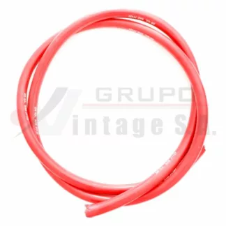 Pie de cable para batería 2/0  color rojo