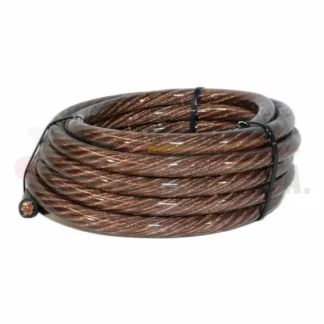 Pie de cable transparente de batería 2/0