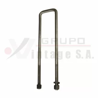 Laña cuadrada 3/4 X 4 X 20 con plancha