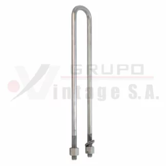 Laña semi redonda 18 x 3 1/4 x 20