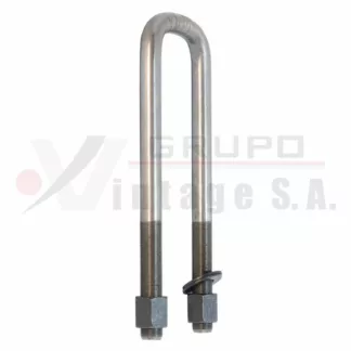 Laña semi redonda 1 1/4 x 4 x 17 con tuerca