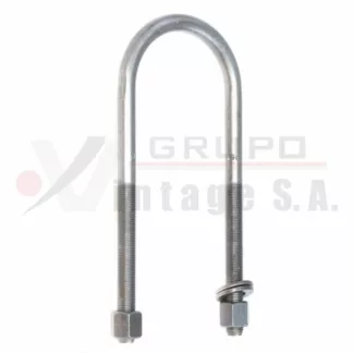 Laña redonda 1/2 x 3 x 8 con tuerca