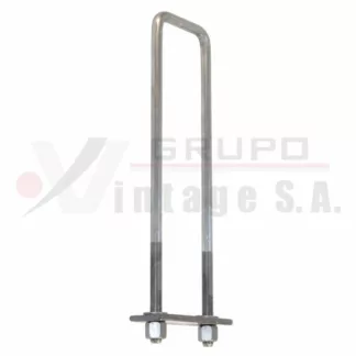 Laña cuadrada 3/4 x 4 x 12