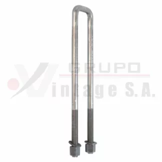 Laña cuadrada 3/4 x 3 x 21 con tuerca