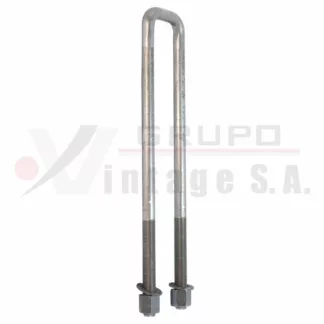 Laña cuadrada 3/4 x 3 x 19 con tuerca