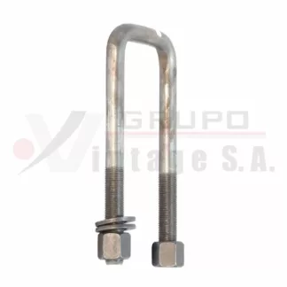 Laña cuadrada 5/8 x 2.3/4 x 7 con tuerca