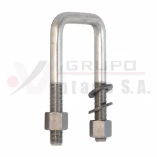 Laña cuadrada 9/16 x 2 3/4 x 5 con tuerca