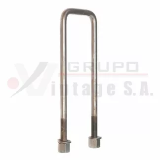 Laña cuadrada 9/16 x 3 x 11