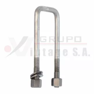 Laña cuadrada 9/16 x 2.1/2 x 7 con tuerca