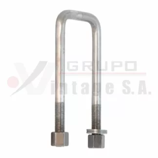 Laña cuadrada 1/2 x 2.1/2 x 6 con tuerca