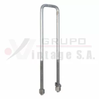 Laña cuadrada 5/8 x 3 1/2 x 16