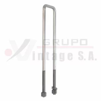 Laña cuadrada 5/8 x 4 x 20 con tuerca