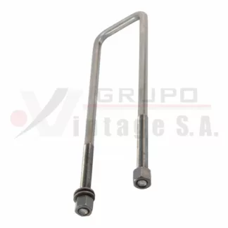 Laña cuadrada 3/4 x 4 x 18 con tuerca