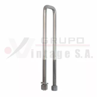 Laña cuadrada 3/4 x 4 x 16 con tuerca