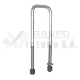 Laña cuadrada 5/8 x 2 3/4 x 5