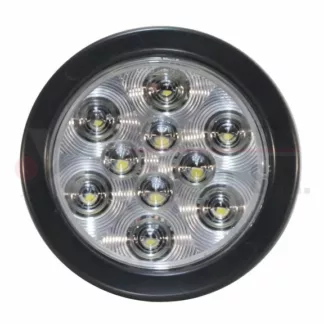 Lámpara trasera orilla de hule LED 4" blanca
