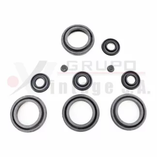 Juego de empaques para rueda delantera frenos 1 1/8 Hino Dutro (4 Emp/4 guardapolvos)