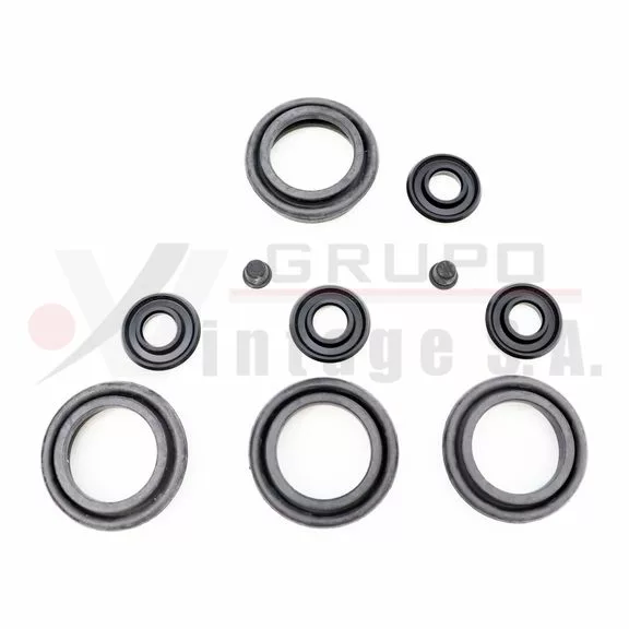 Juego de empaques para rueda delantera frenos 1 1/8 Hino Dutro (4 Emp/4 guardapolvos)