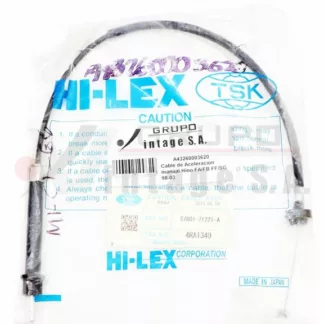 Cable de acelerador Hino FA/FB FF/SG 98-03 manual
