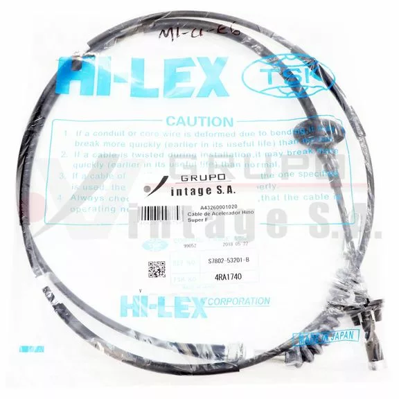 Cable de acelerador Hino Super F
