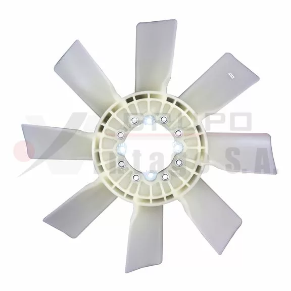 Ventilador de motor Hino FF/SG 8 aspas 4 agujeros