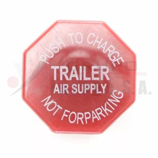 Botón de válvula de parqueo rojo