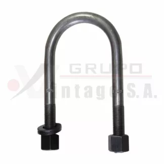 Laña redonda 9/16 x 2 3/4 x 6 con tuerca