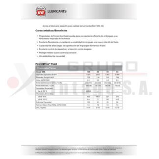 Cubeta de 10W Power Drive Fluid Phillips 66