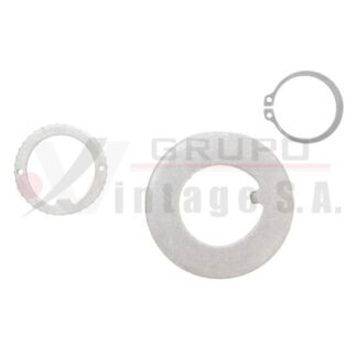 Juego de arandela y seguros eje del. F.aire