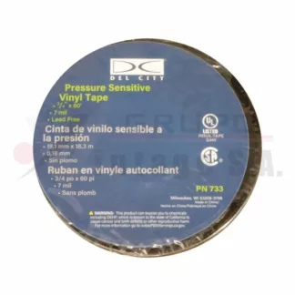 Rollo de cinta de aislar 3/4" x 60´