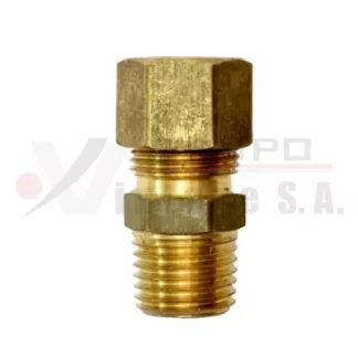 Media unión de 1/4" x 1/4"