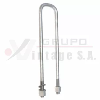 Laña semi redonda 18 x 3 1/4 x 17 con tuerca