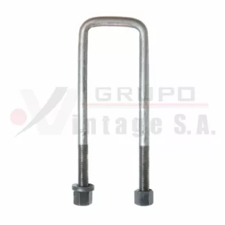 Laña cuadrada 9/16 x 2.1/2 x 9 con tuerca