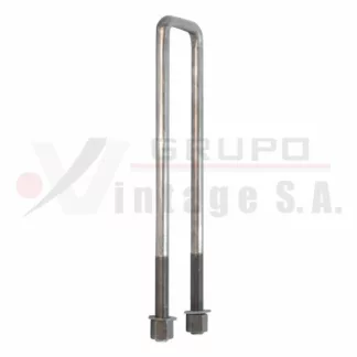 Laña cuadrada 5/8 x 3 1/2 x 14 con tuerca