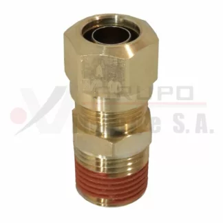 Media unión macho 5/8" x 1/2"