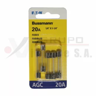 Fusible de vidrio 20A Pack 5