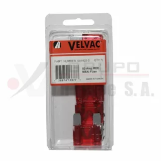 Fusible rojo 50A Pack 5