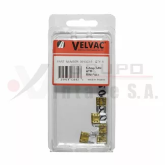 Mini fusible ATM ámbar 5A Pack 5