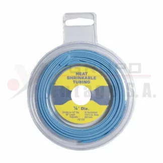 Tubo flexible azul ID 1/4" para alambre eléctrico