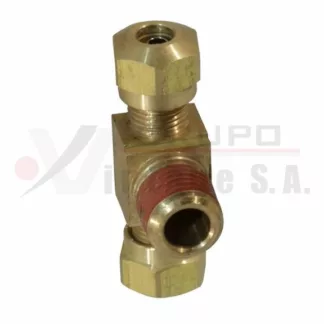 Tee con punta NPT 1/4" x 1/4"